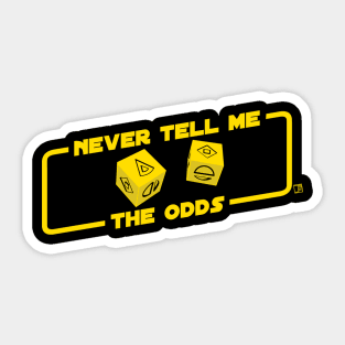 Never Tell Me the Odds Sticker